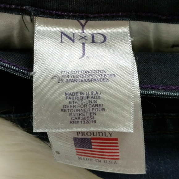 💟HP💟  NYDJ Meryl tuxedo stripe jeans - Picture 4 of 6